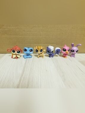 Littlest Pet Shop Figures Lot Of 6